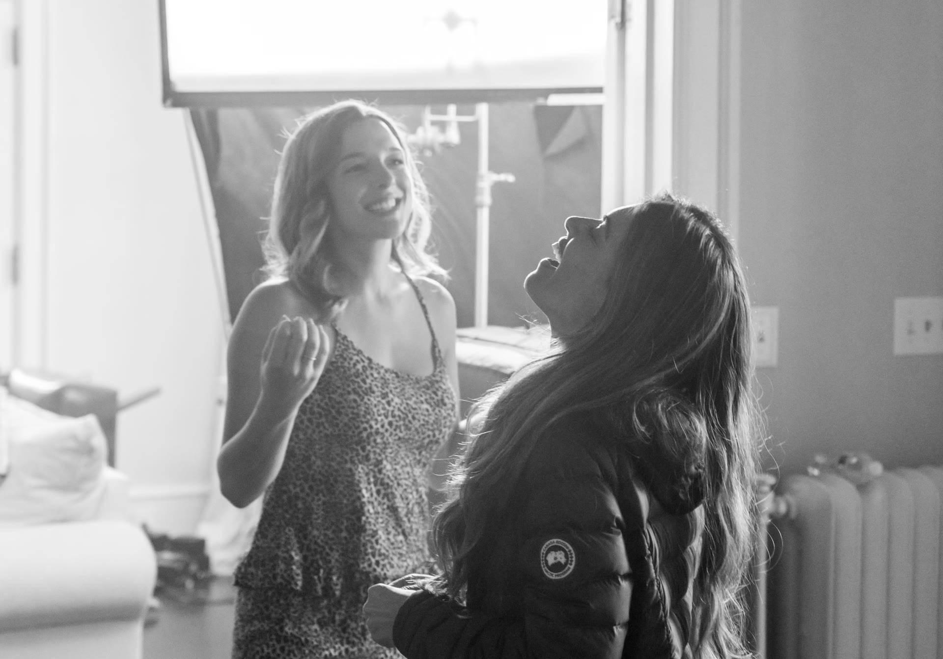 Lindsay Hartley with actress